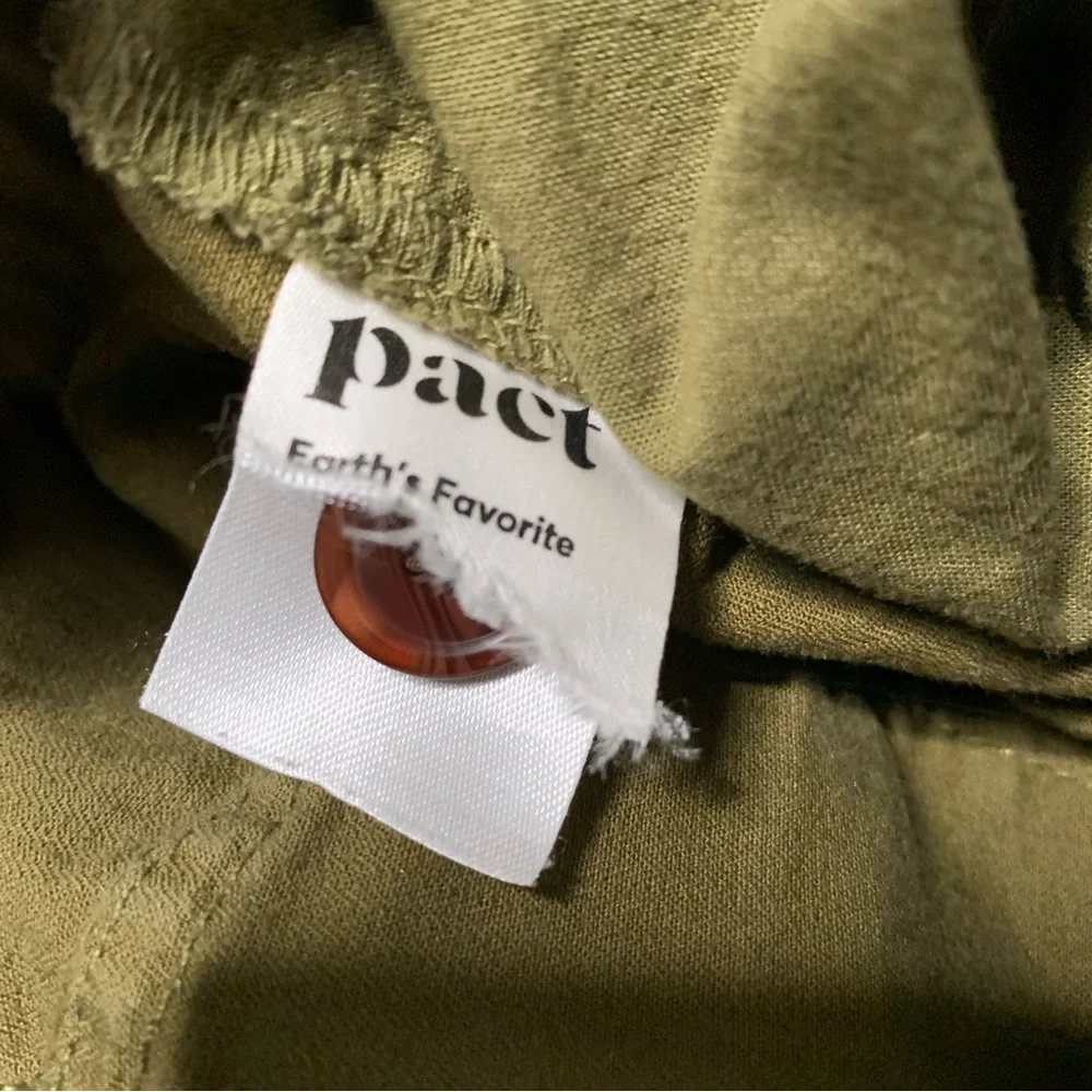 Pact Olive Green Women's Pants - Picture 8 of 9